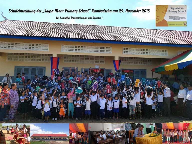 Schuleinweihung Saysa Morn Kambodscha