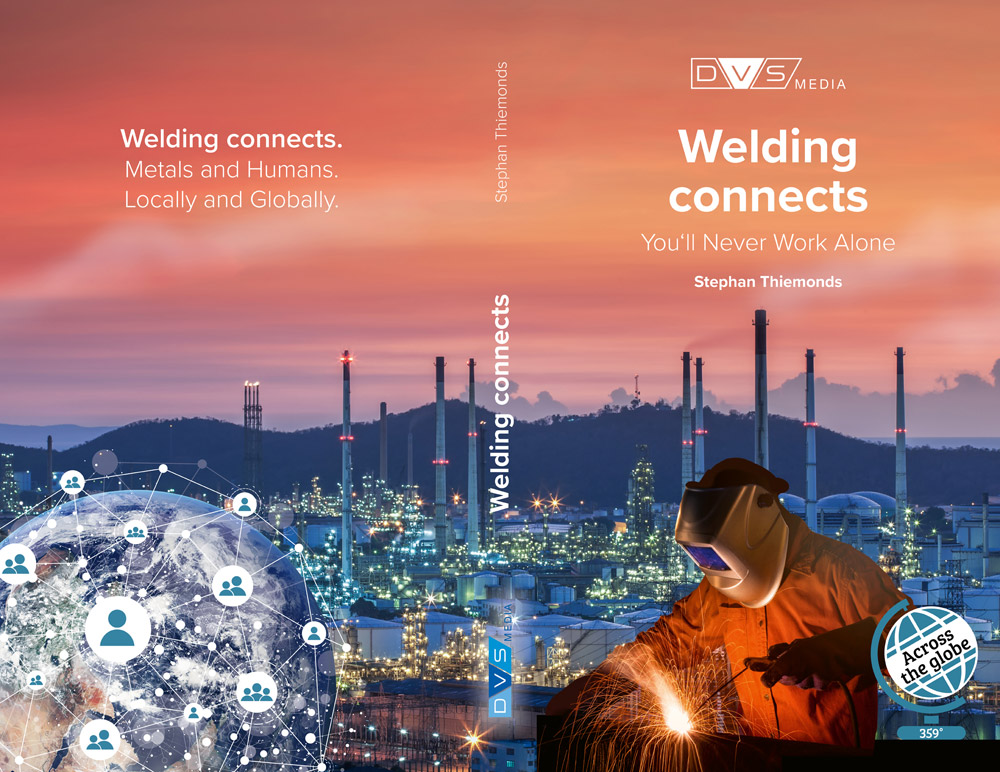 Buchcover "Welding Connects" (Umschlag)