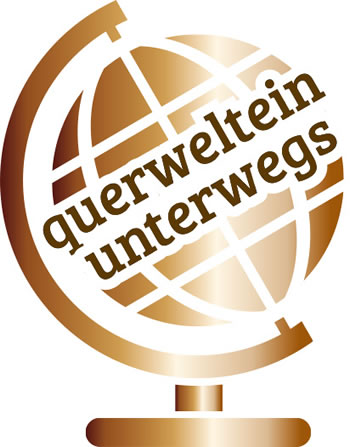 Logo Querweltein Unterwegs (braun)